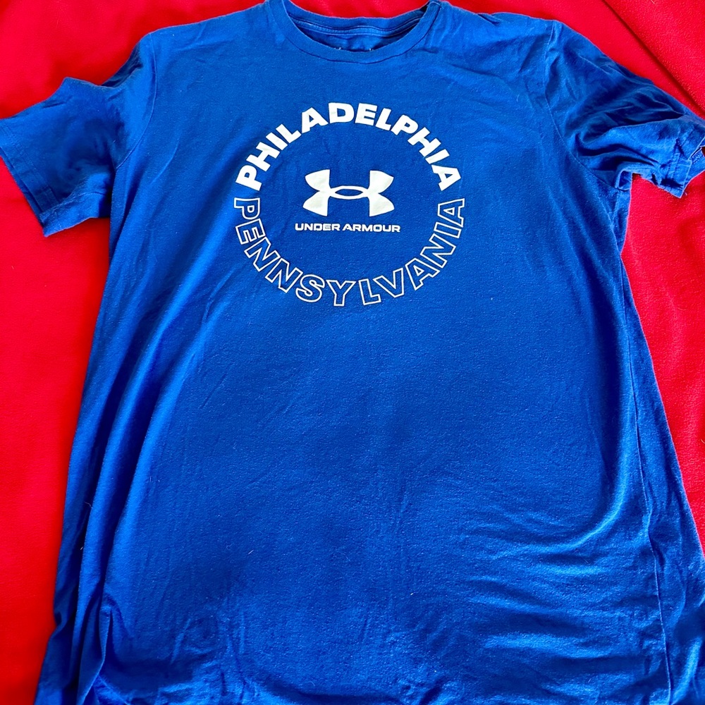 TWO UnderArmour Men’s T’s. Philly.